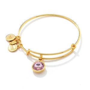 Alex and Ani Rose Birthstone Bracelet - June
